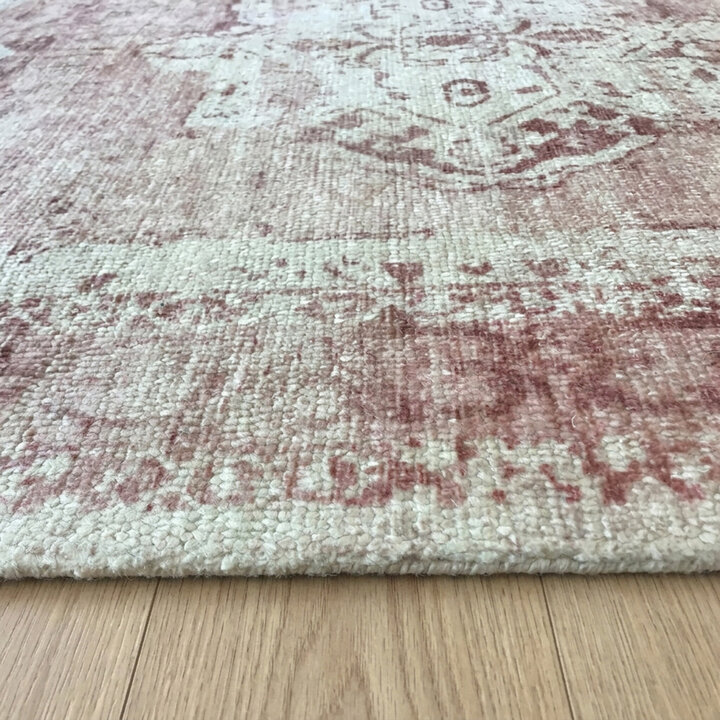 Vintage teppich - Kyra Medaillon Rosa - 4