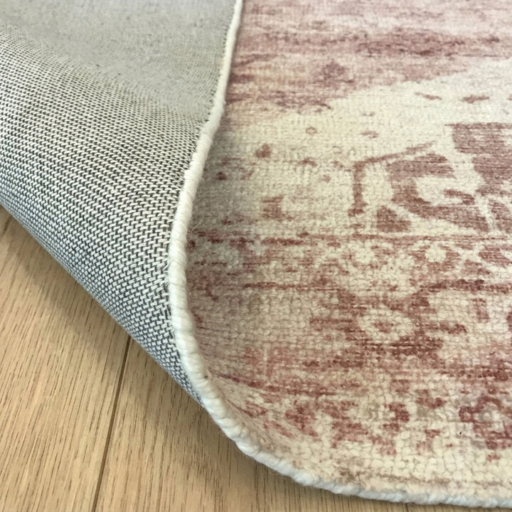 Vintage teppich - Kyra Medaillon Rosa - 5