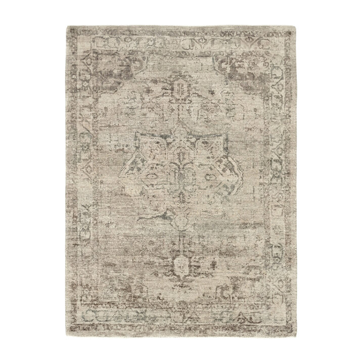 Vintage teppich - Kyra Medaillon Taupe - 1