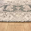 Teppich rund vintage - Kyra Medaillon Creme - thumbnail 4