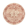 Teppich rund vintage - Kyra Medaillon Rosa - thumbnail 1
