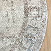 Teppich rund vintage - Kyra Medaillon Taupe - thumbnail 3