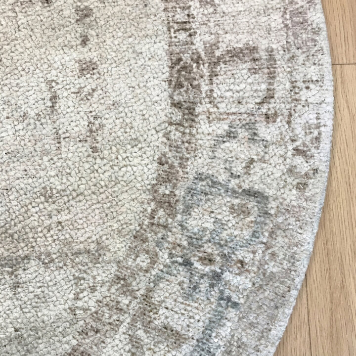 Teppich rund vintage - Kyra Medaillon Taupe - 3