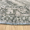 Teppich rund vintage - Kyra Medaillon Grün - thumbnail 4