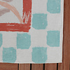Outdoor-Teppich - Oasis Leaves Blau Rot - thumbnail 4