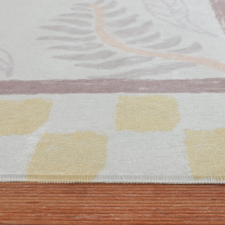 Outdoor-Teppich - Oasis Leaves Gelb Lila - 5