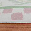 Outdoor-Teppich - Oasis Leaves Rosa Grün - thumbnail 5