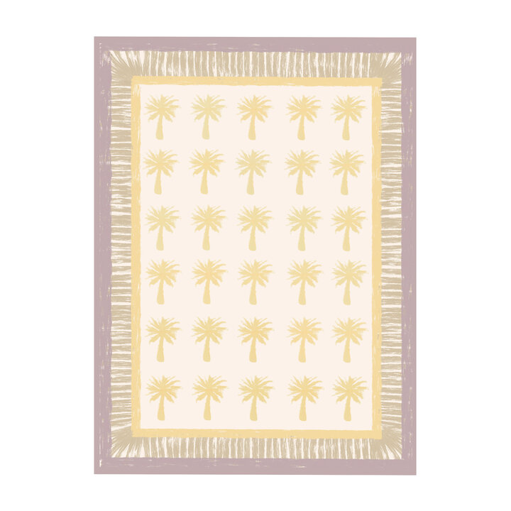 Outdoor-Teppich - Oasis Palm Gelb Lila - 1