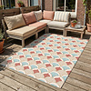 Outdoor-Teppich - Oasis Shell Blau Rot - thumbnail