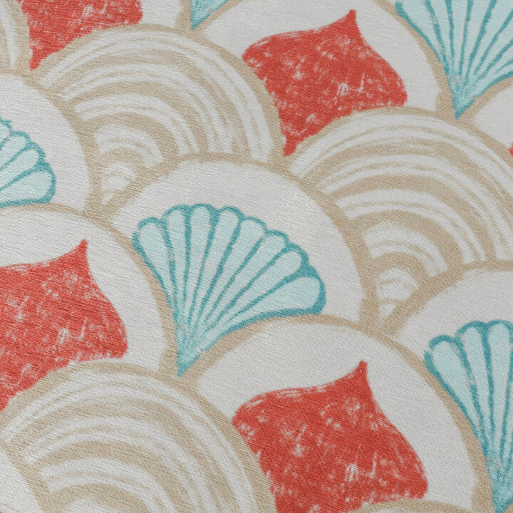 Outdoor-Teppich - Oasis Shell Blau Rot - 3