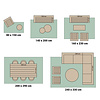 Outdoor-Teppich - Oasis Shell Gelb Lila - thumbnail 7