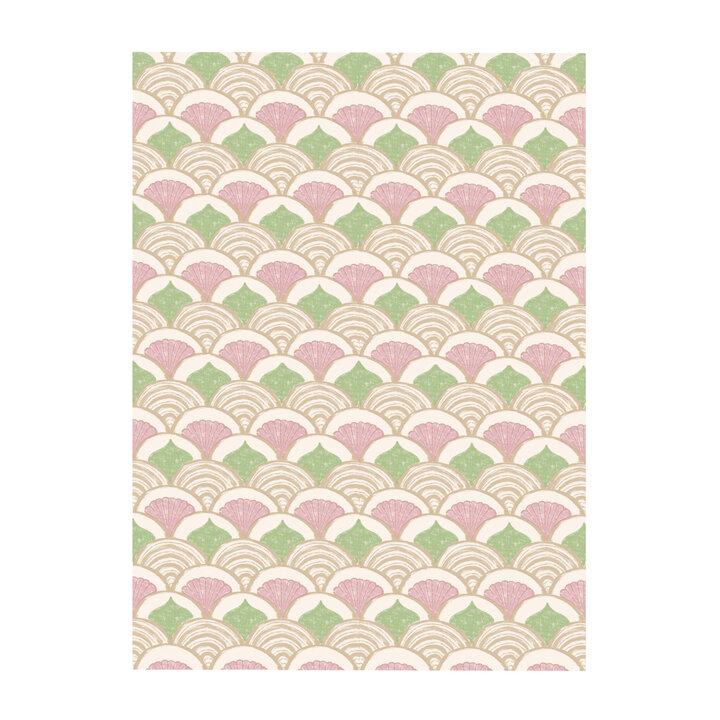 Outdoor-Teppich - Oasis Shell Rosa Grün - 1