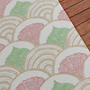 Outdoor-Teppich - Oasis Shell Rosa Grün - thumbnail 5
