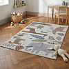 Waschbarer Kinderteppich - Mace Animals Creme - thumbnail 5