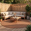 In- & Outdoor Jute Teppich Rund - Bali Terra - thumbnail