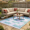Retro In- & Outdoorteppich - Pop Lines Lila - thumbnail