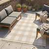 In- & Outdoor Teppich - Ranch Checkerboard Beige - thumbnail