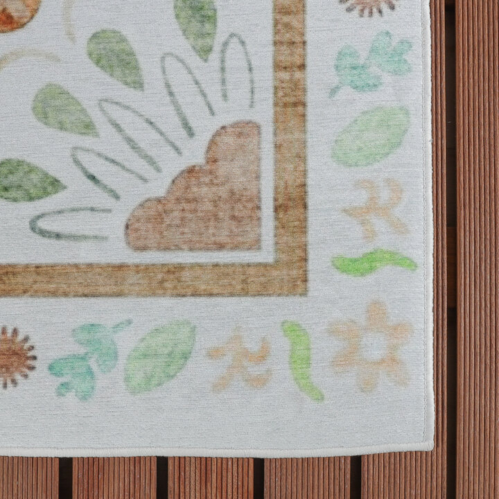 Outdoor-Teppich - Maui Border Weiß - 3