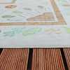 Outdoor-Teppich - Maui Border Weiß - thumbnail 4