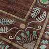 Outdoor-Teppich - Maui Border Braun - thumbnail 2