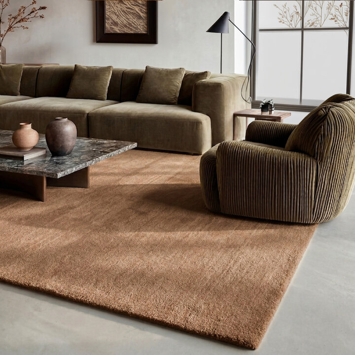 Wollteppich - Leone Taupe