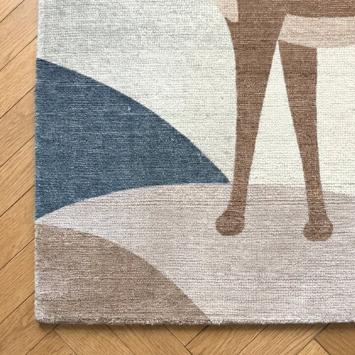 Kinderzimmer Teppich - Balou Hirsch Braun - 3