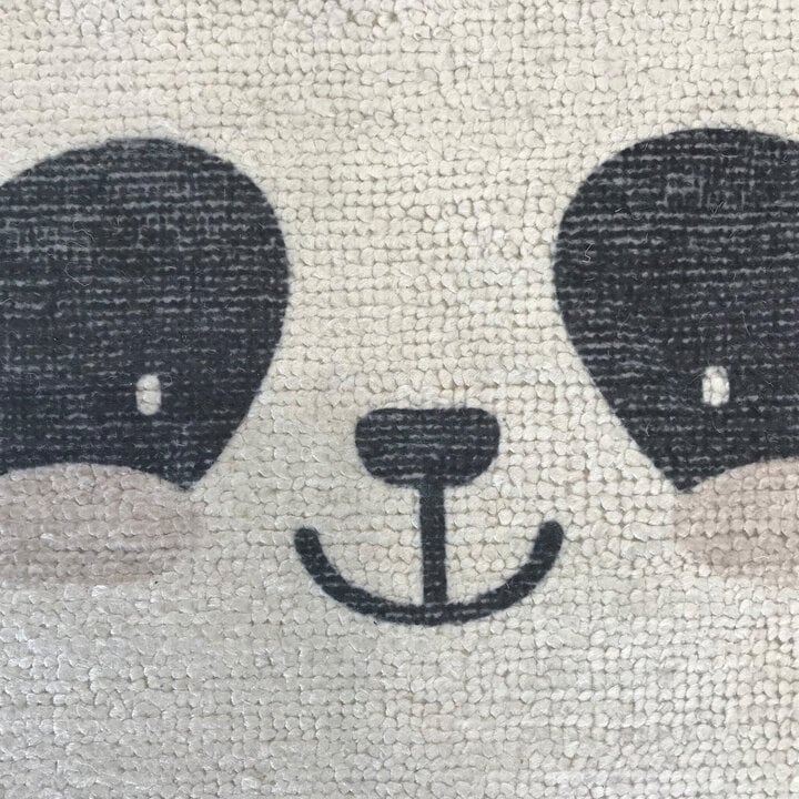 Kinderzimmer Teppich - Balou Panda Schwarz/Weiß - 2