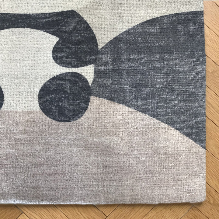 Kinderzimmer Teppich - Balou Panda Schwarz/Weiß - 3