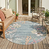 Rund Outdoor Teppich - Poppy Olivgrün - thumbnail