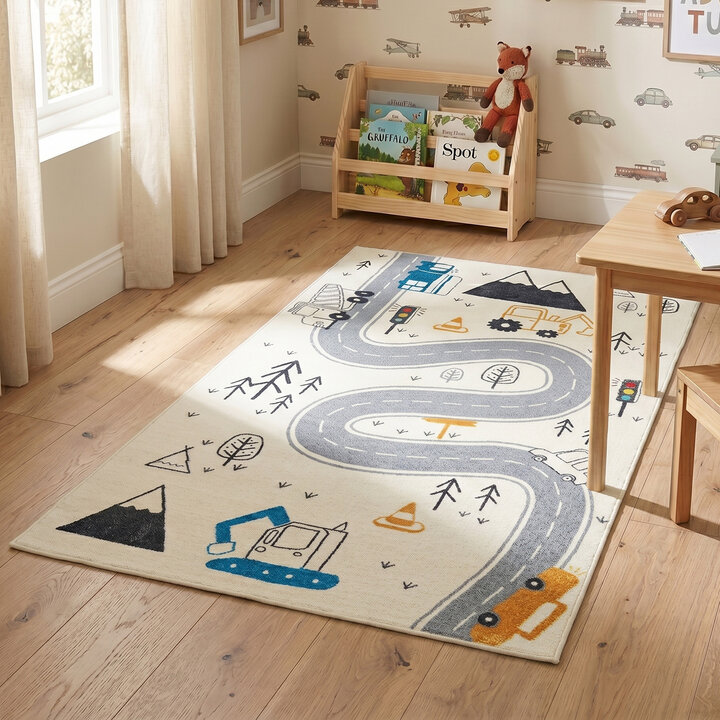 Spielteppich Auto - Dex Road Blau