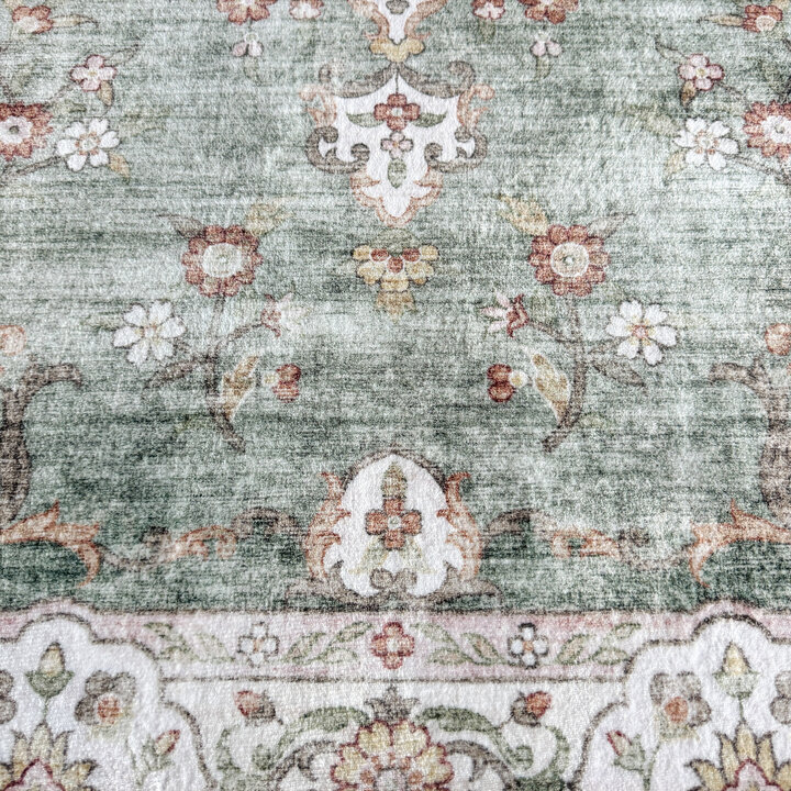 Teppich Vintage - Ember Medaillon Grün  - 2
