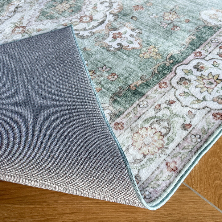 Teppich Vintage - Ember Medaillon Grün  - 5