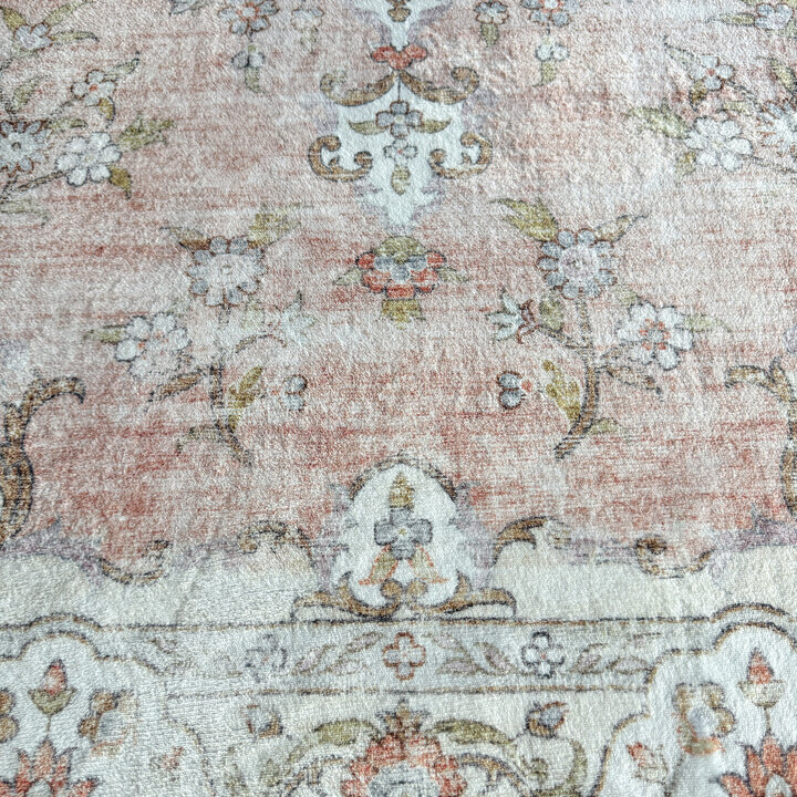 Teppich Vintage - Ember Medaillon Rosa - 2