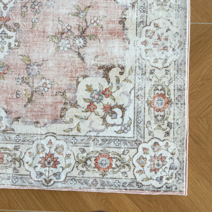 Teppich Vintage - Ember Medaillon Rosa - 3