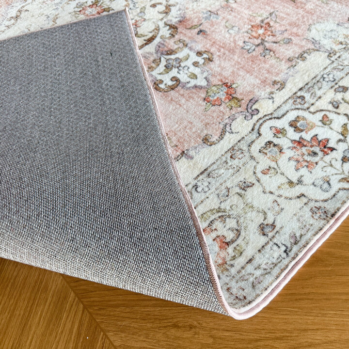 Teppich Vintage - Ember Medaillon Rosa - 5