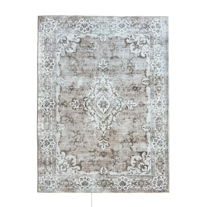 Teppich Vintage - Ember Medaillon Taupe - 1