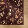 Waschbarer Teppich - Misty Floral Braun - thumbnail 3