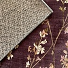 Waschbarer Teppich - Misty Floral Braun - thumbnail 4