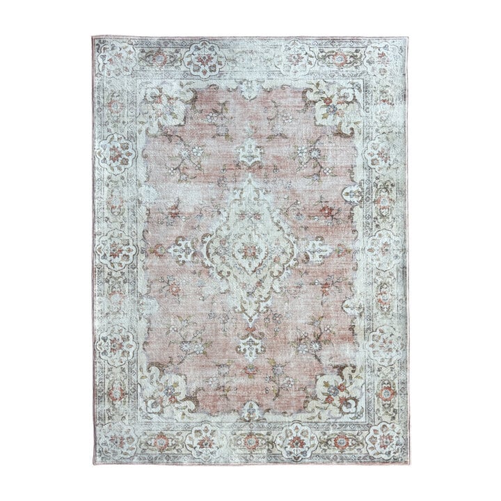Teppich Vintage - Ember Medaillon Rosa - 1