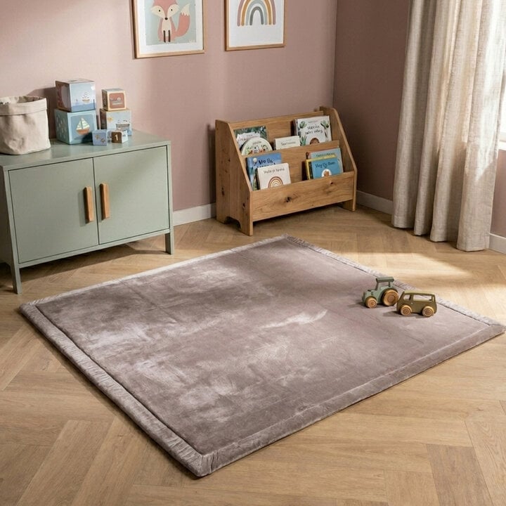Spielmatte Baby Quadratisch - Jip Taupe