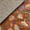 Waschbarer Teppich Rund - Misty Flowers Terrakotta - thumbnail 4