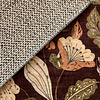Waschbarer Teppich Rund - Misty Flowers Braun  - thumbnail 4