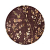 Waschbarer Teppich Rund - Misty Floral Braun - thumbnail 1