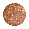 Waschbarer Teppich Rund - Misty Floral Terrakotta - thumbnail 1