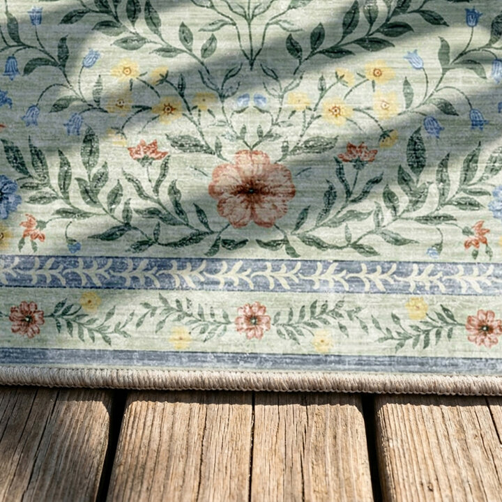 Vintage Gartenteppich - Luana Dunkelgrün - 4