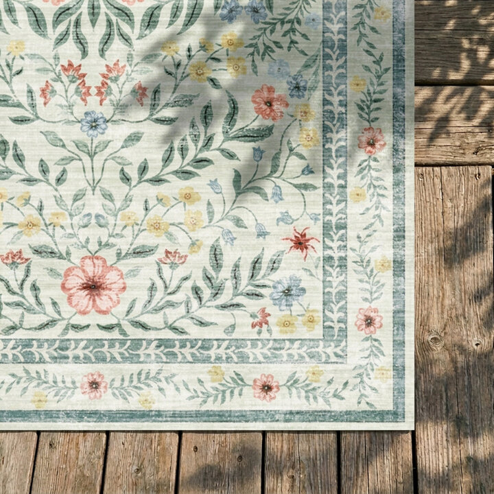 Vintage Gartenteppich - Luana Grün - 3