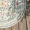 Vintage Gartenteppich Rund - Luana Grün - thumbnail 3