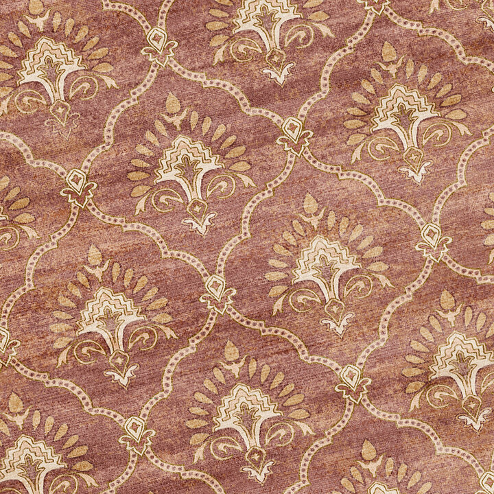 Teppich Vintage - Sage Grid Terracotta - 2