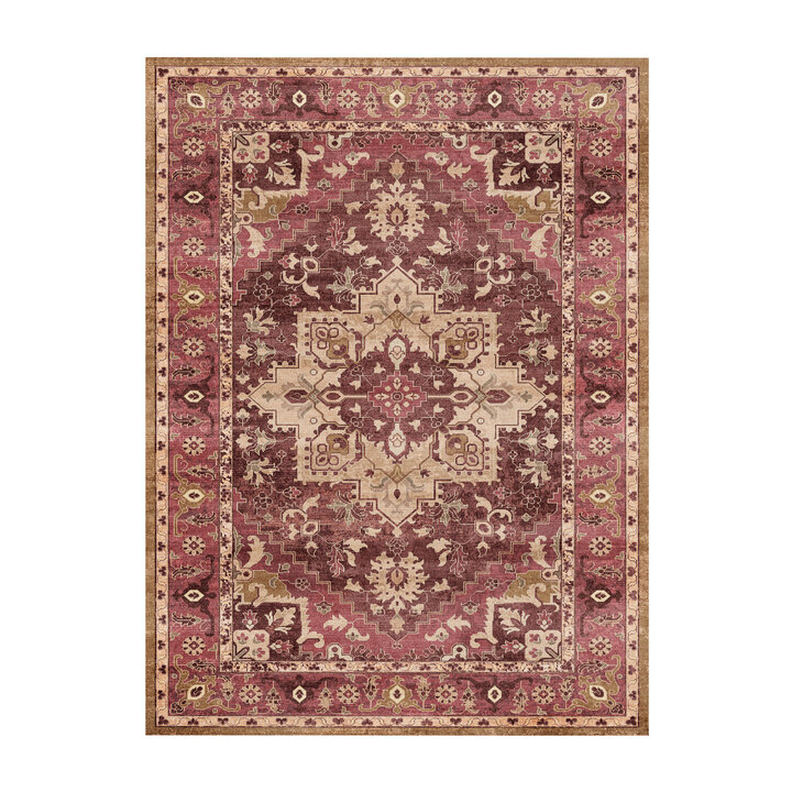 Teppich Vintage - Sage Medaillion Rot - 1