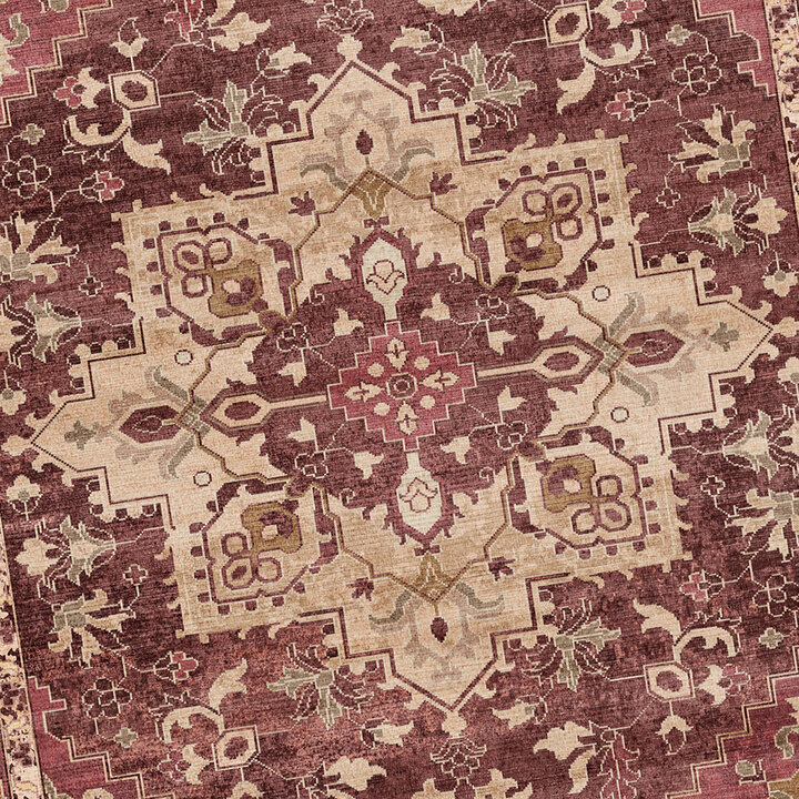 Teppich Vintage - Sage Medaillion Rot - 2